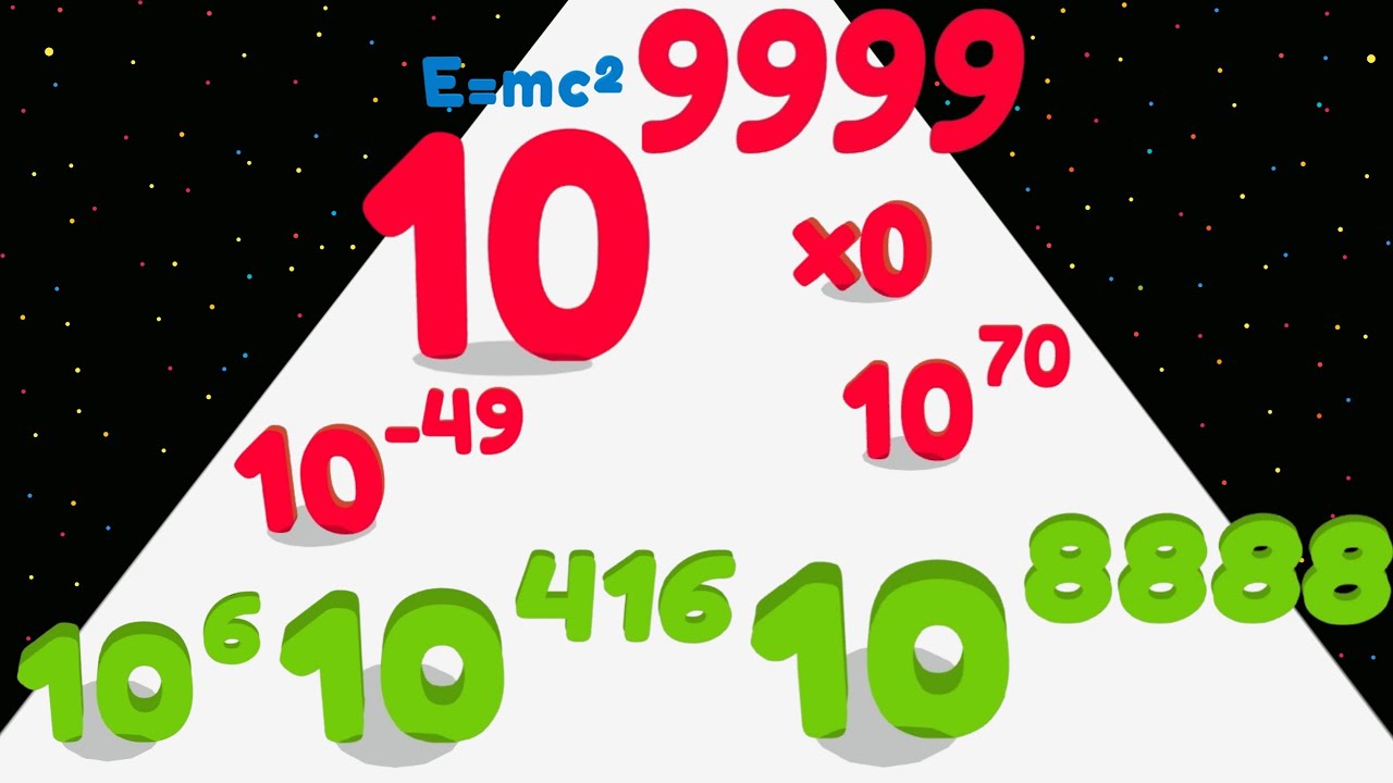 Big Number Run and Merge - Level Up Number Max Level Gameplay