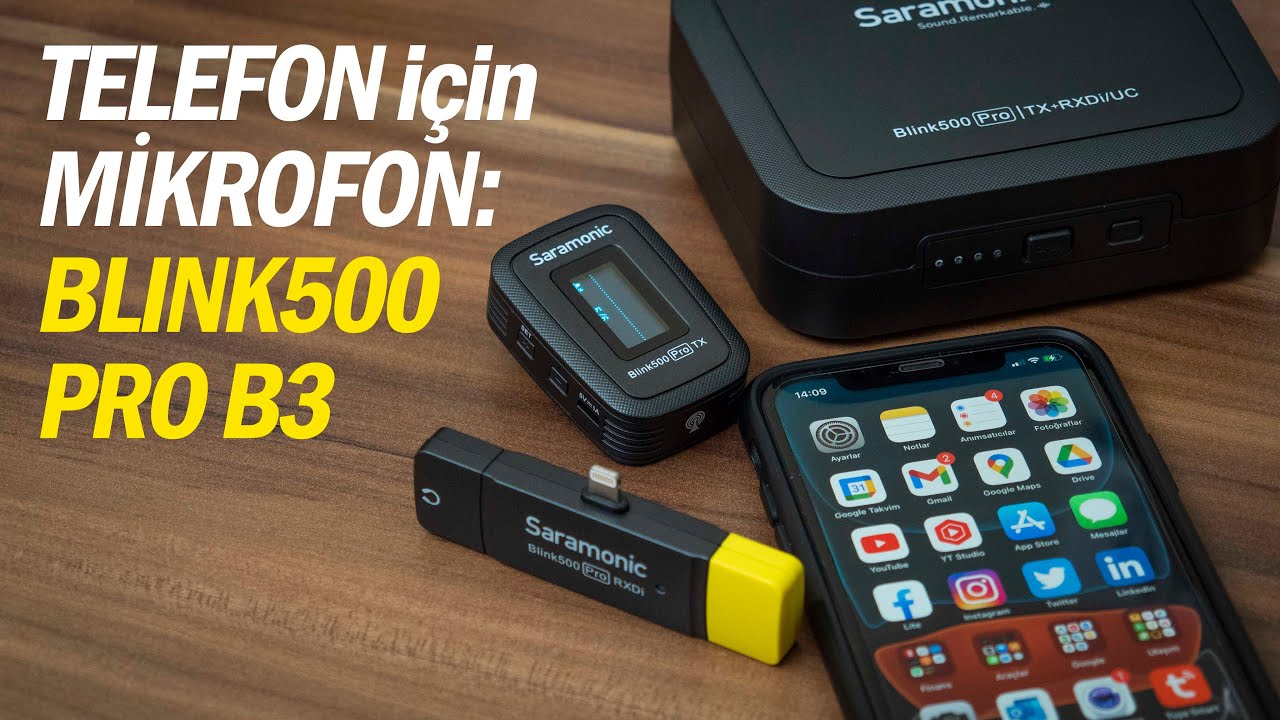 Telefon İçin Mikrofon Seti: Saramonic Blink500 Pro B3/B4 İncelemesi