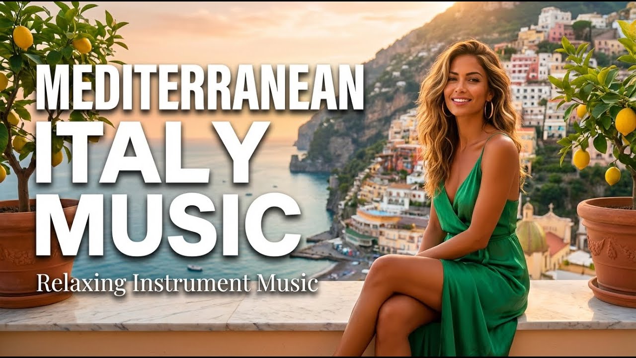 Italian Sunset Relaxing Music 🌊 Mediterranean Guitar & Peaceful Coastal Mood