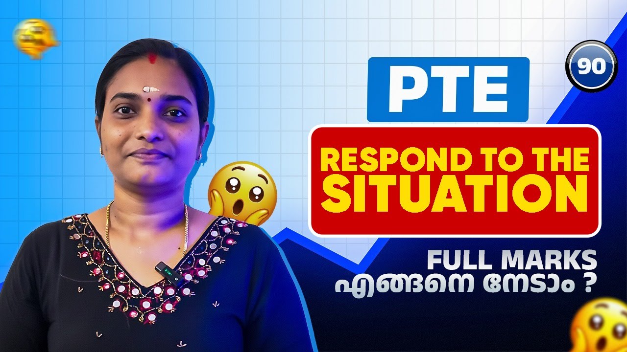 PTE Respond to Situation - Get FULL MARKS Every Time!  | jovys perfect academy | Strategy Band  80+