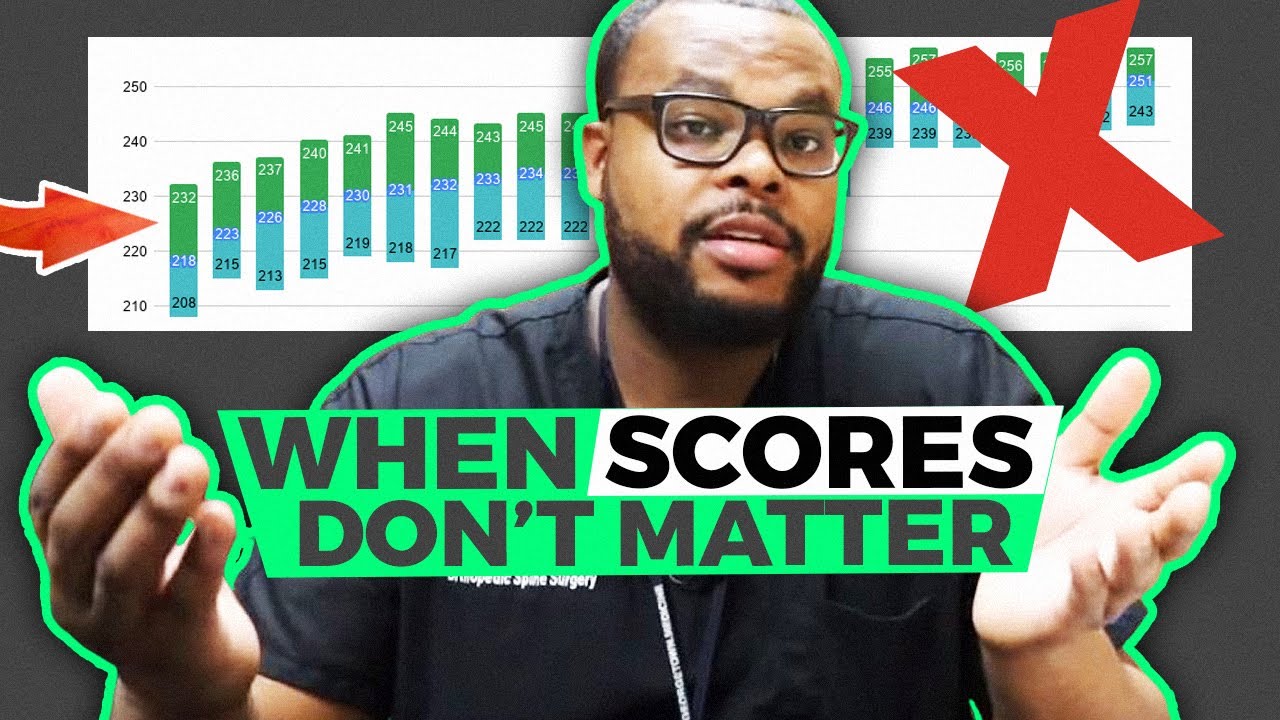 When the MCAT and USMLE Step Scores DON'T matter!