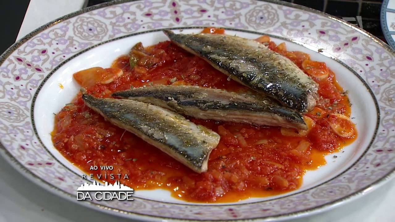 Delícias do Chef: Cavalinha com Tomate - Revista da Cidade (06/04/16)