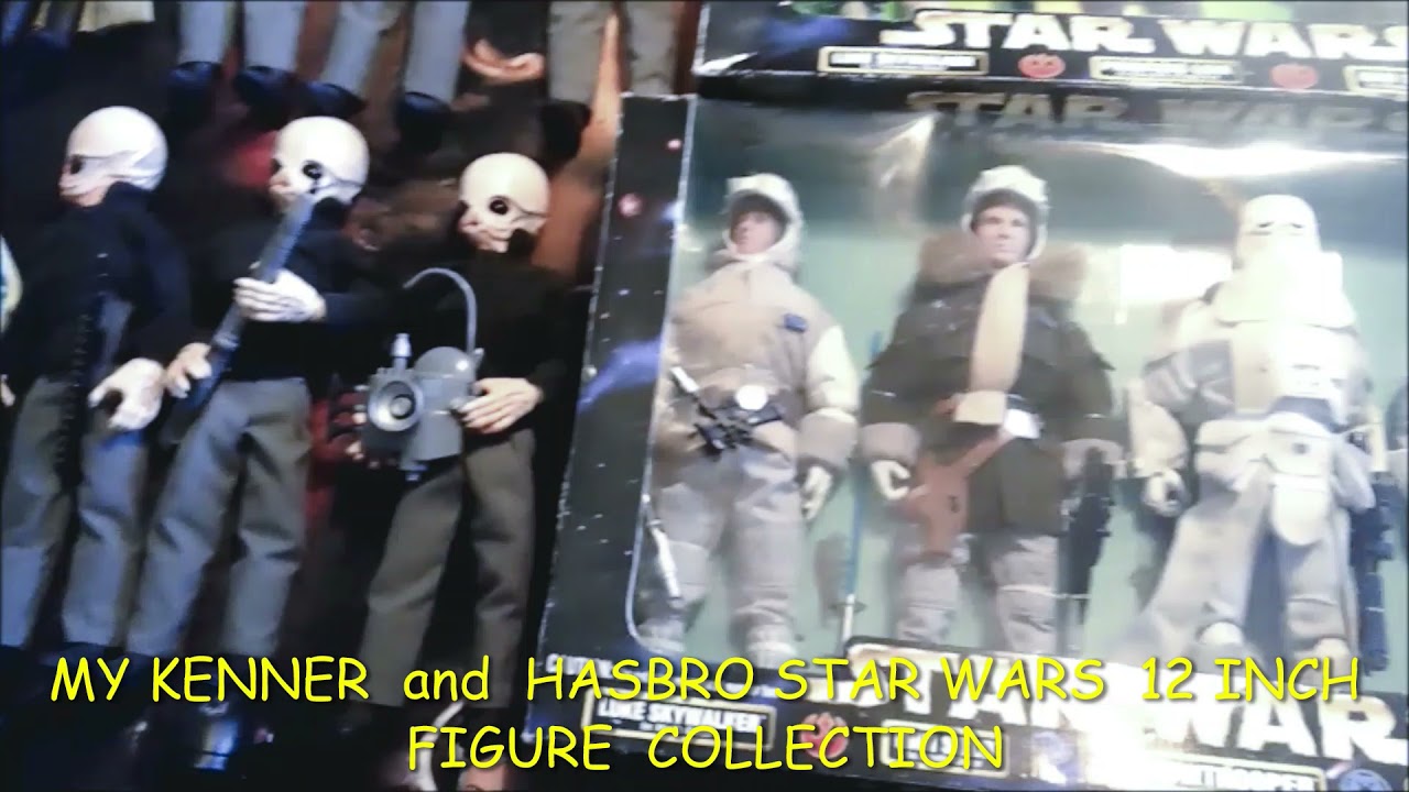 MY KENNER AND HASBRO  STAR WARS 12 INCH  FIGURE COLLECTION
