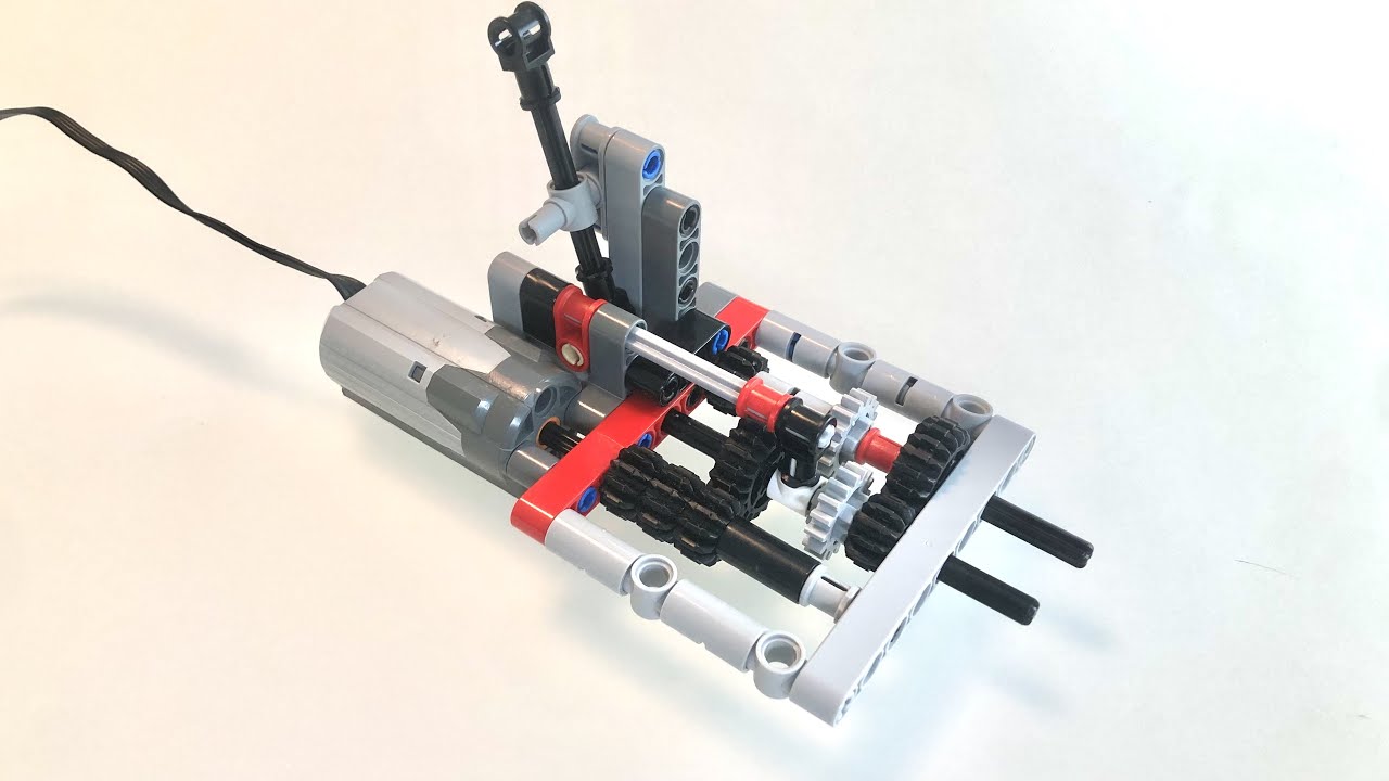 Simple LEGO 3 Speed Gearbox Build Tutorial
