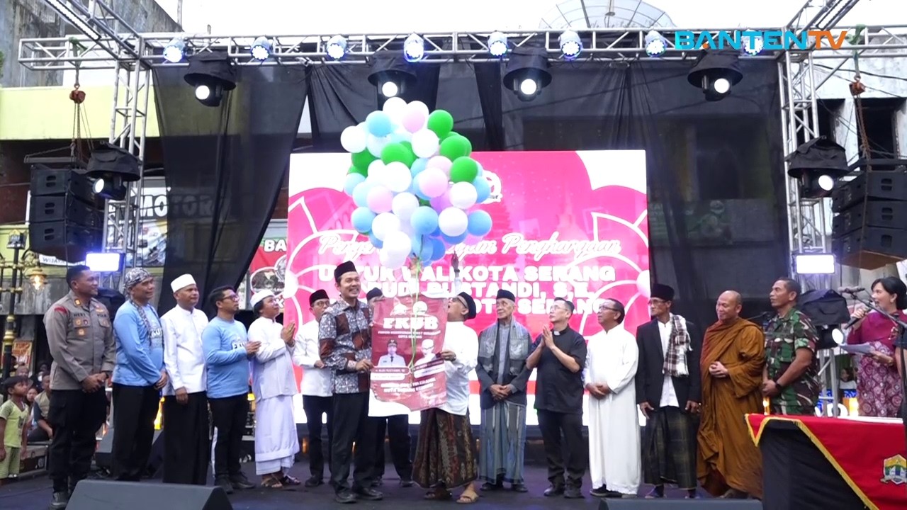 INFO BANTEN - PEMKOT SERANG BERSAMA FKUB GELAR KIRAB LINTAS ETNIS SUKU AGAMA