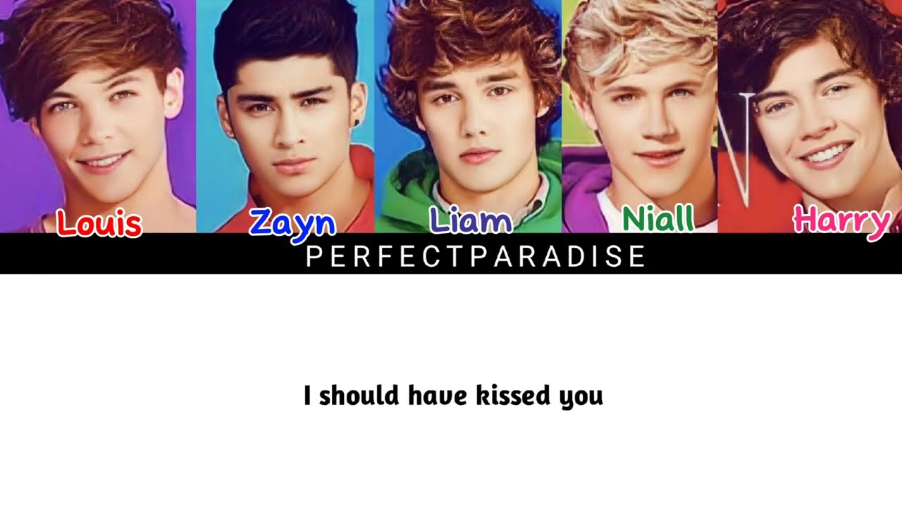I should have kissed you - One Direction (Color Coded Lyrics)