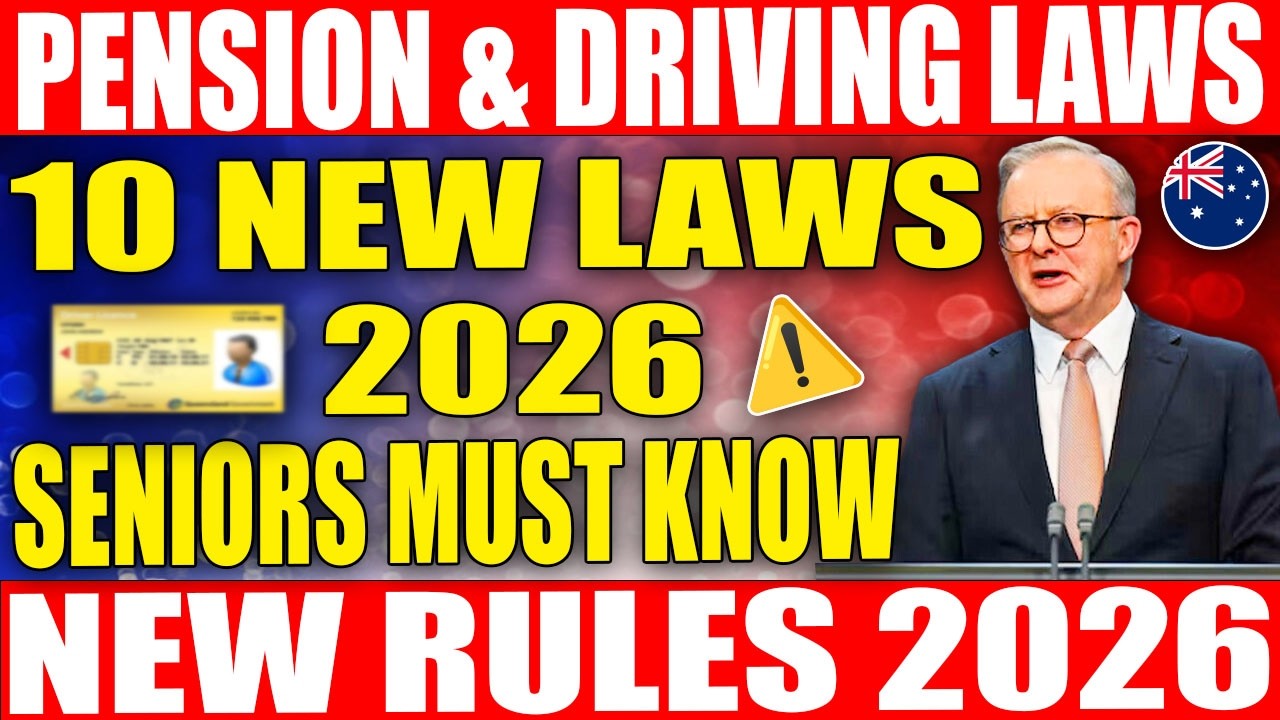 Breaking: Australia Law Changes | 10 Senior Rules for Pension & Driving 2026 | Centrelink Compliance