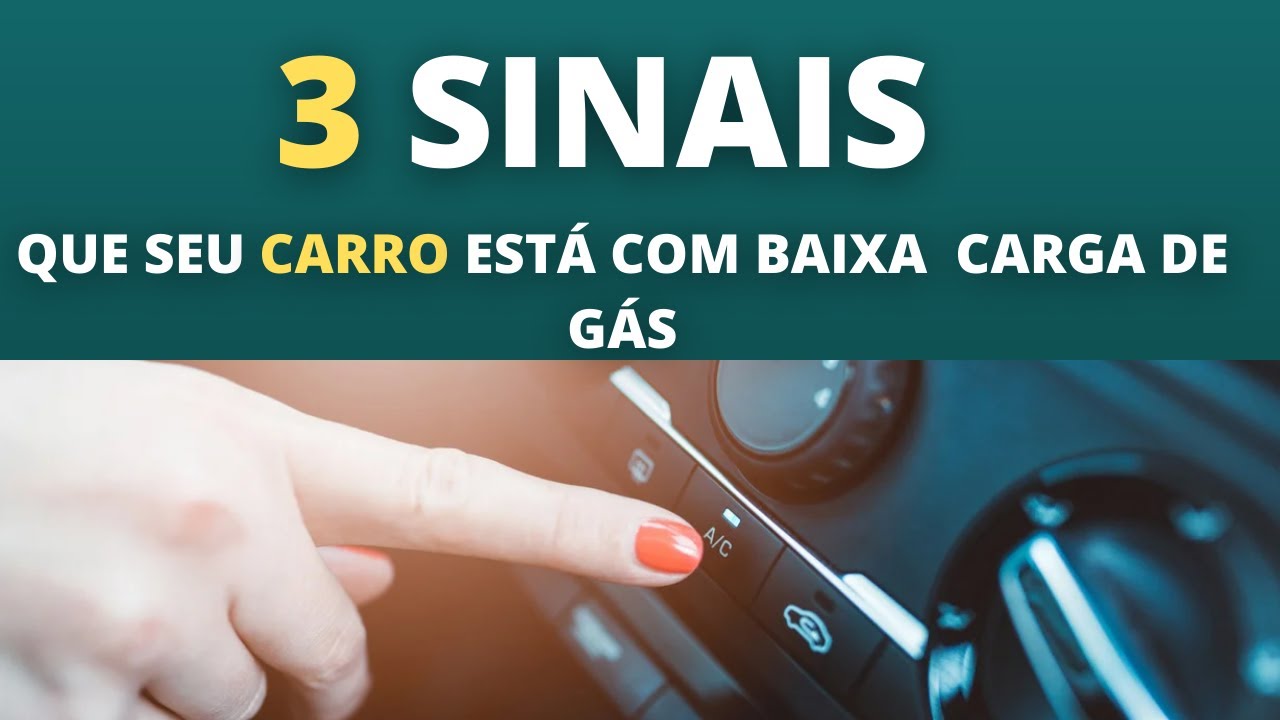 3 Sinais que seu carro está com baixa carga de gás