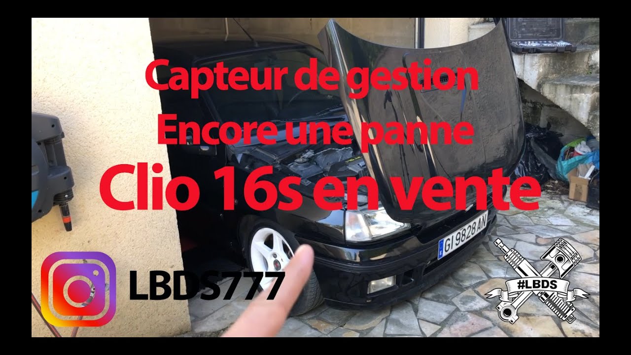 Clio 16S//Capteur de Gestion d'eau HS// Symptôme et réparation