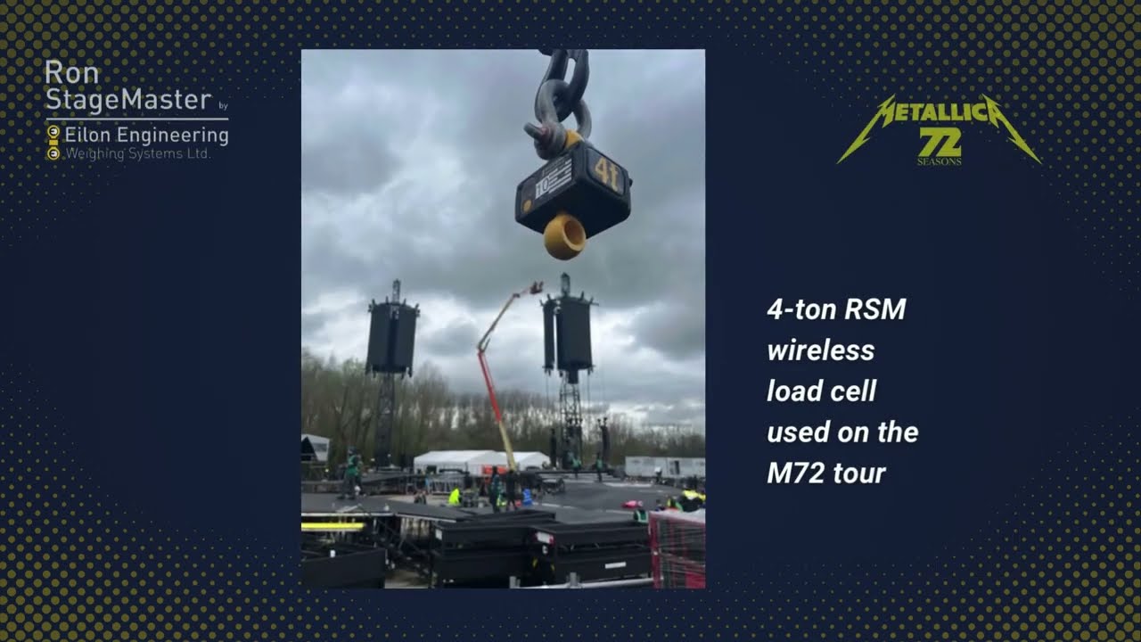 Ron StageMaster on Metallica&rsquo;s M72 World Tour | Load Monitoring the Largest Touring Rig