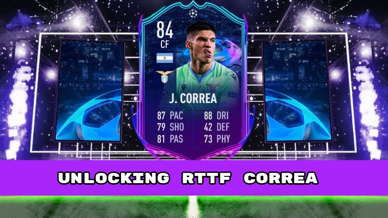 UNLOCKING RTTF OBJECTIVE CORREA!!!! | FIFA 21 ULTIMATE TEAM