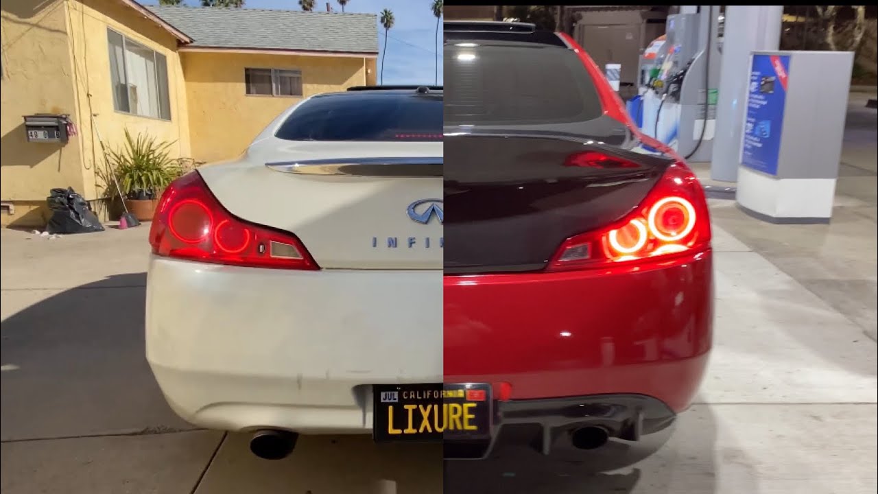 G37 TRANSFORMATION, full color change, carbon fiber and DIY GTR BUTTON INSTALL