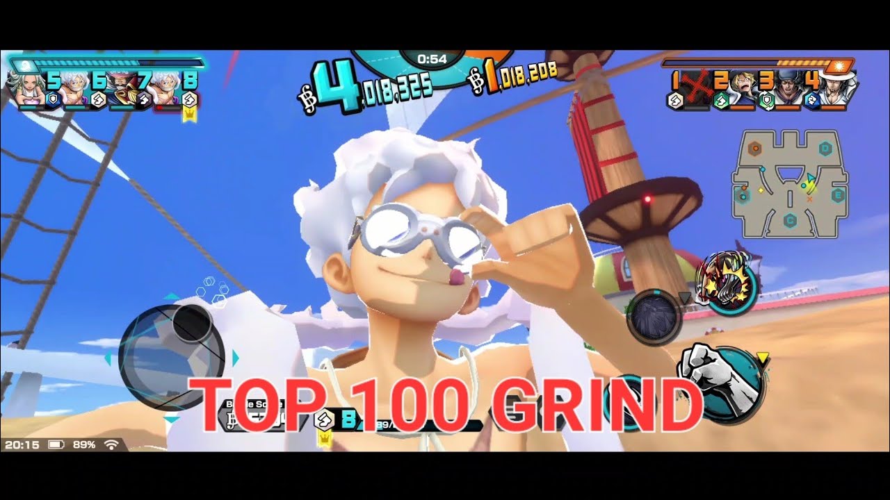 TOP 100 GRIND | One Piece Bounty Rush