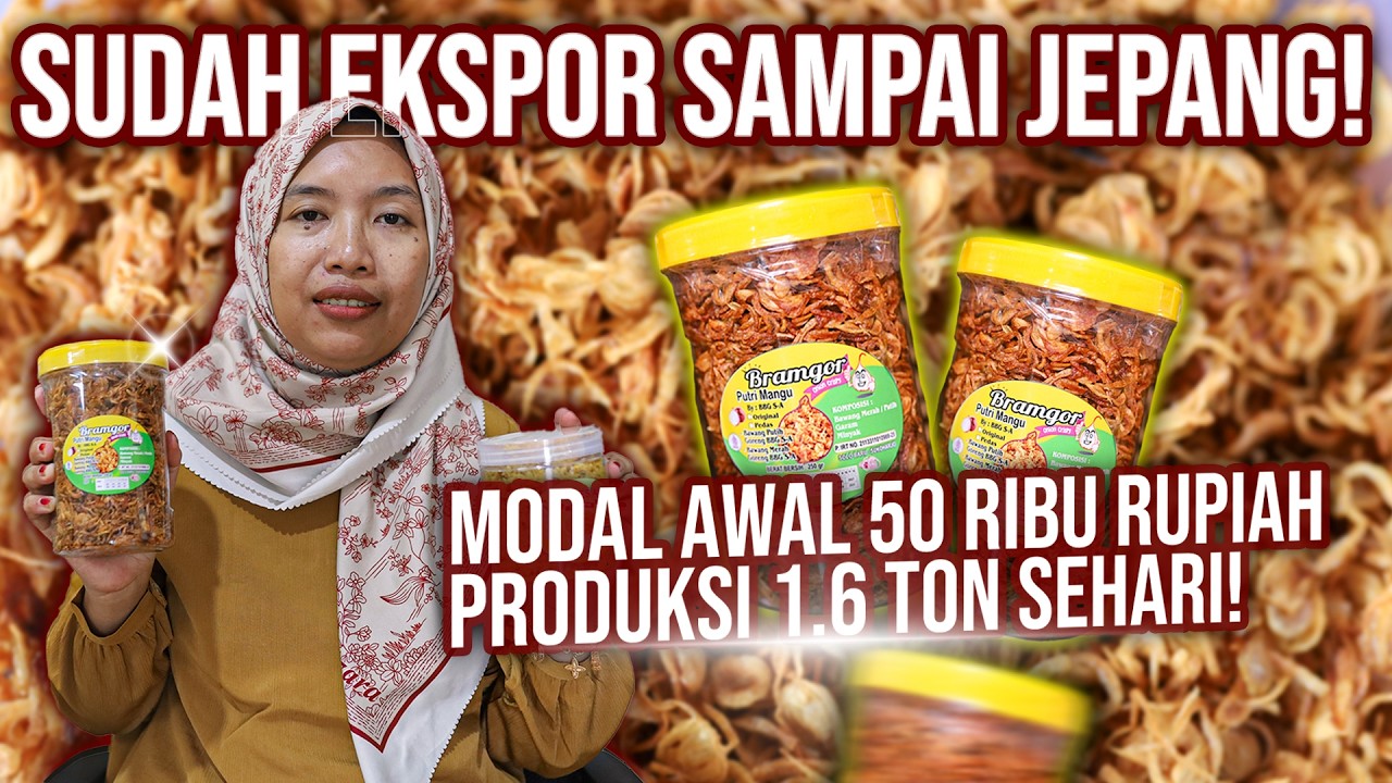 SUDAH EKSPOR SAMPAI JEPANG‼️ MODAL 50 RIBU SEKARANG PRODUKSI 1.6 TON SEHARI