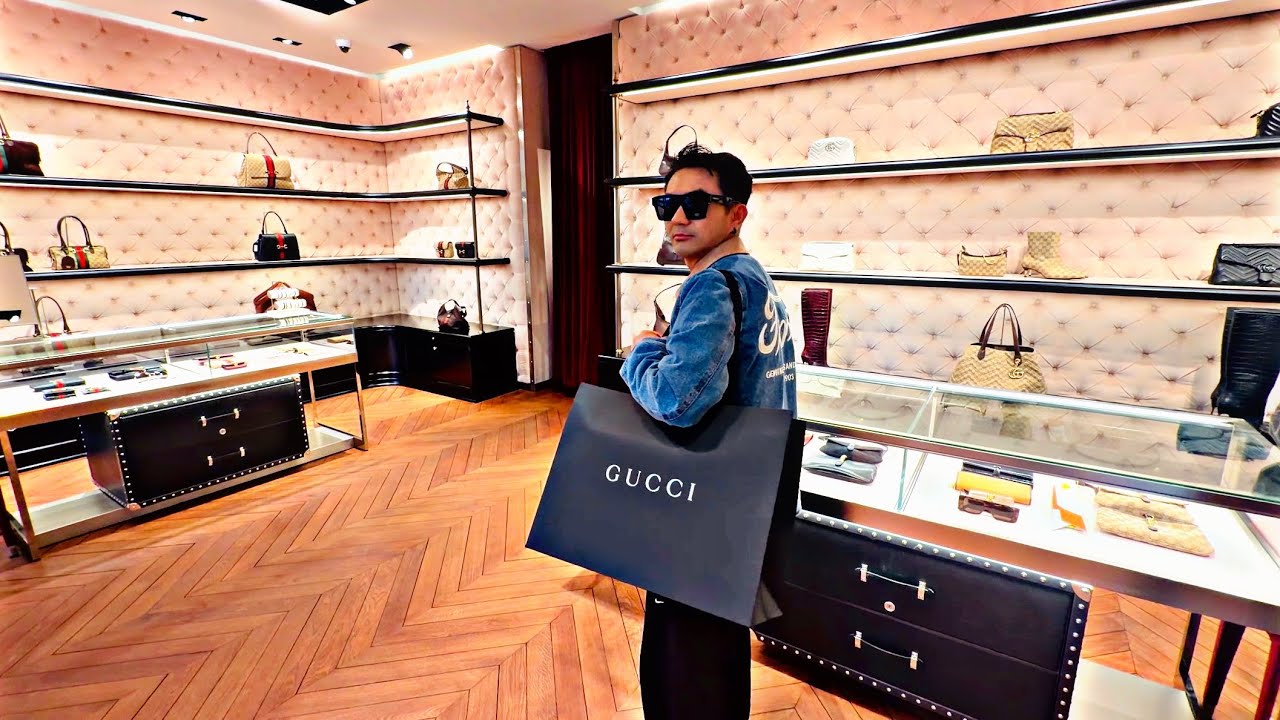 LETS EXPLORE GUCCI ( PARIS ) #tibetanvlogger #gucci 