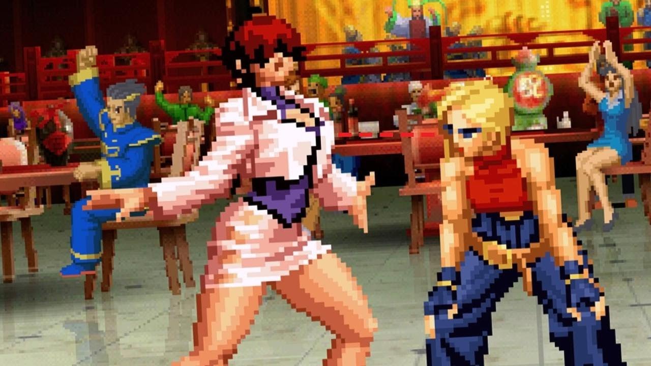 10/10 Shermie Animations from THE KING OF FIGHTERS 2002 UNLIMITED MATCH