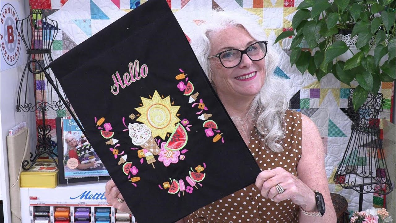 Summer Garden Flag