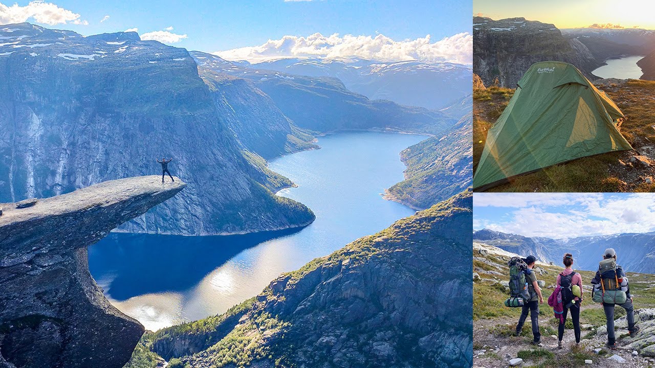 TROLLTUNGA - HIKE NAAR DE TOP / OVERNACHTEN TROLLTUNGA!!