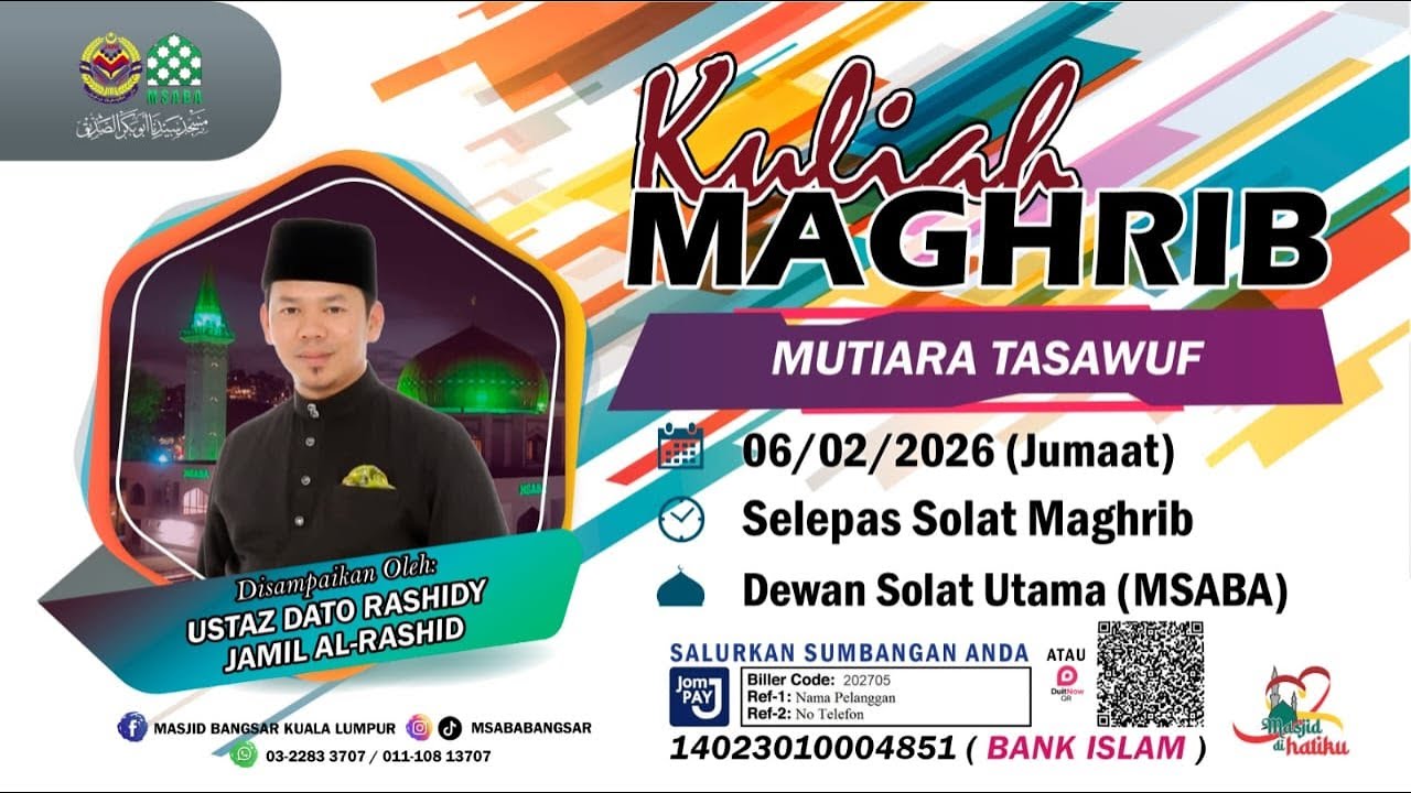 LIVE  KULIAH MAGHRIB
