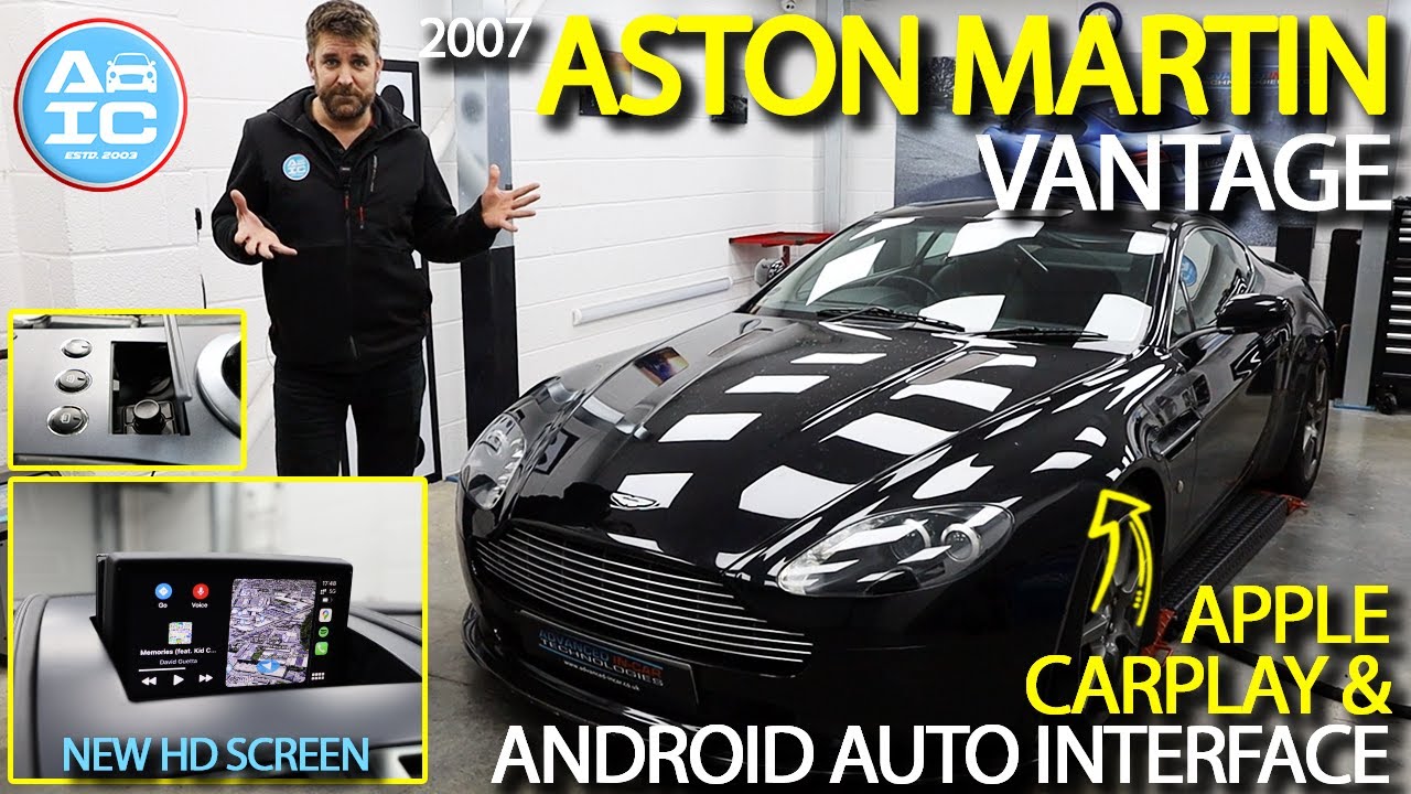 Aston Martin Vantage ждет технологическая трансформация! Интерфейс Apple CarPlay/Android Auto + H...