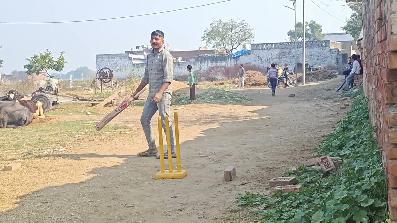 Day 2 Hajipur boys gameplay cricket 