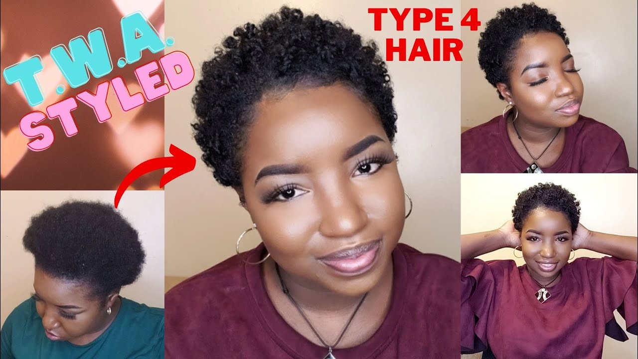 TWA STYLED | POST BIG CHOP | New Natural Hair Journey | 4b/4c Hair | Kurlie Keke