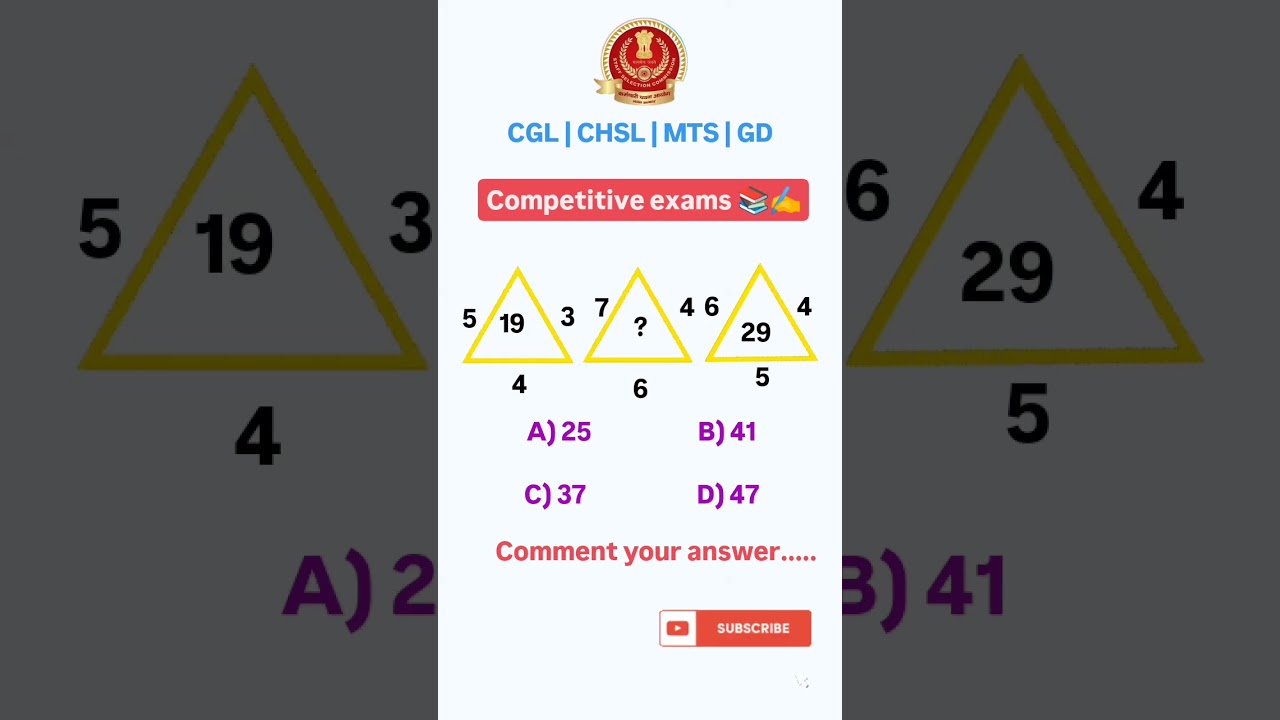 SSC exam reasoning question...