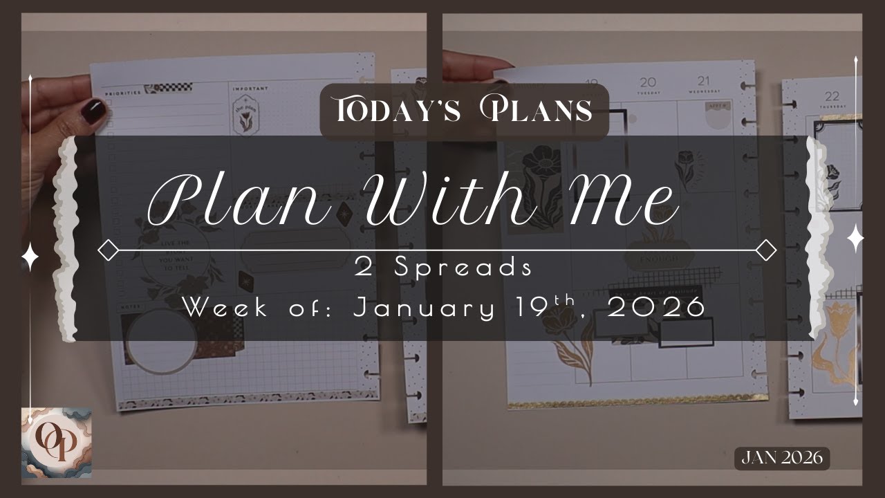 Plan With Me | 2 Spreads ~ Vertical & Faith Planner
