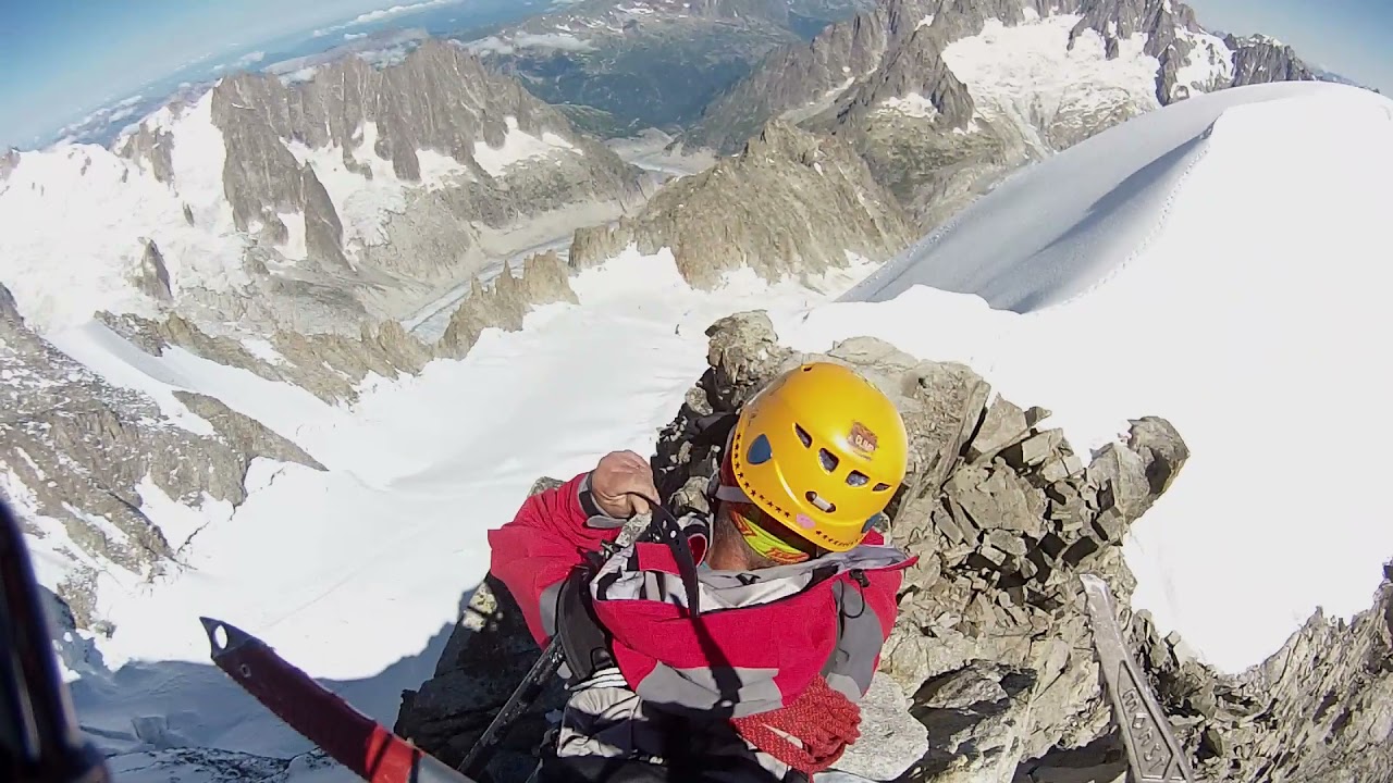 Traversée des arêtes de Rochefort et Grandes Jorasses Partie 1