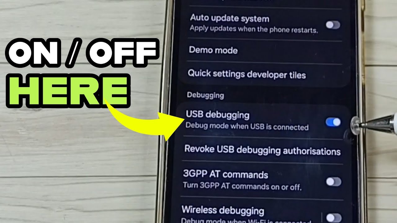 Samsung Galaxy A16 5G | How To Enable / Disable USB Debugging Mode