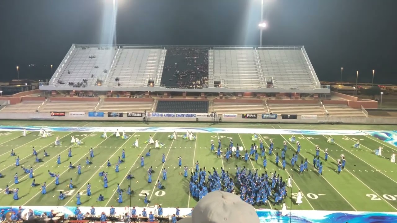Pearland HS Marching Band finals performance BOA in South Houston