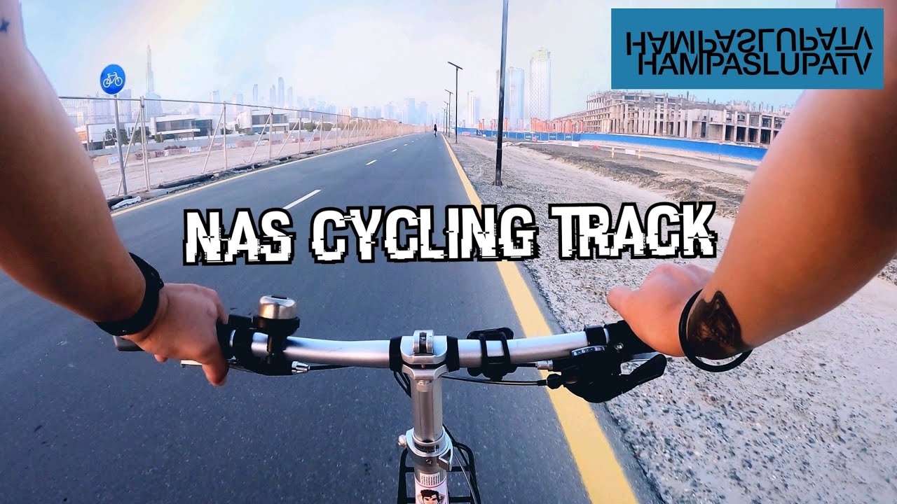 DUBAI CANAL TO NAD AL SHEBA CYCLING TRACK | 4K | CHEST MOUNT P.O.V