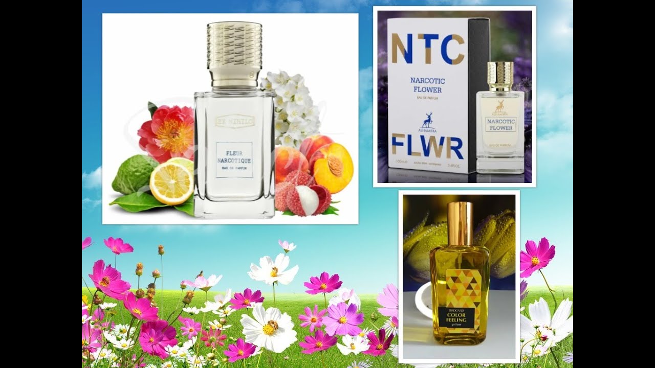 Ex Nihilo Fleur Narcotique VS Narcotic Flower Maison Alhambra VS Brocard Color Feeling Yellow
