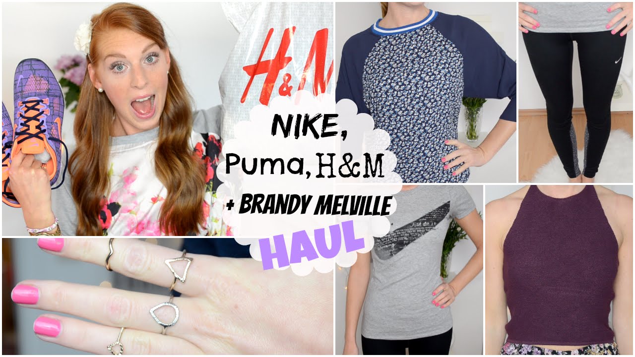 HERBST HAUL 2014 mit H&M, BRANDY MELVILLE, SPORTSACHEN: NIKE + REEBOK