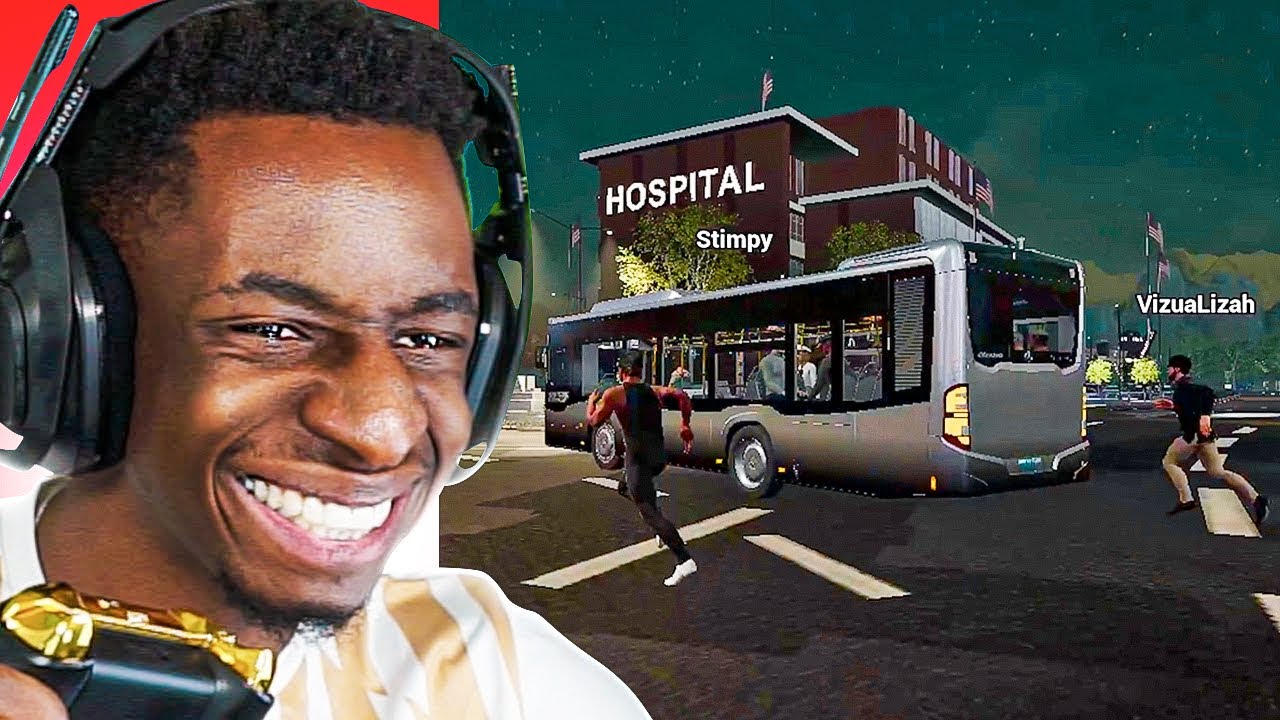 BUS SIMULATOR 21 DON'T LEAVE ME DON'T LEAVE ME!!  W/SIMON AND VIZ