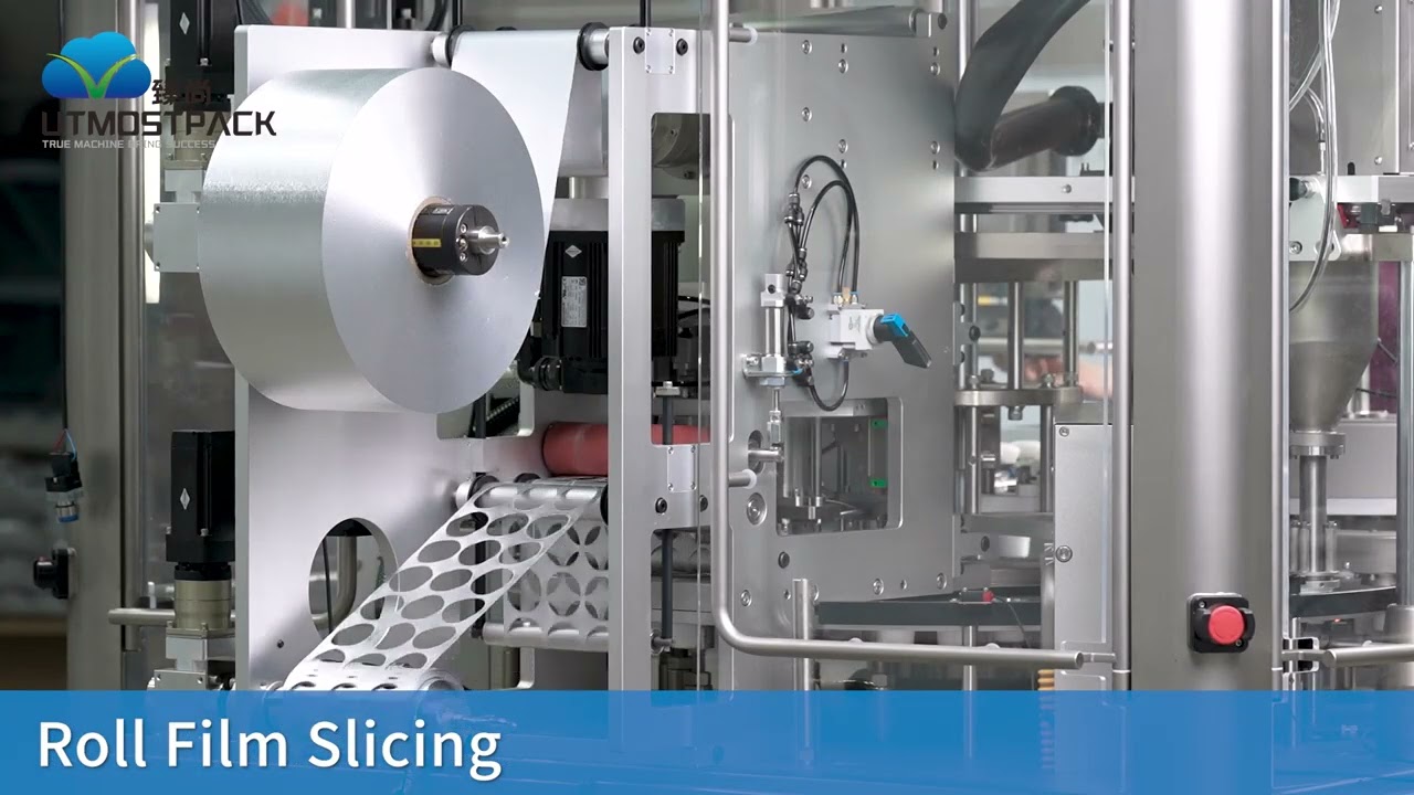 3 Lanes K Cup Roll Stock Filling Machine