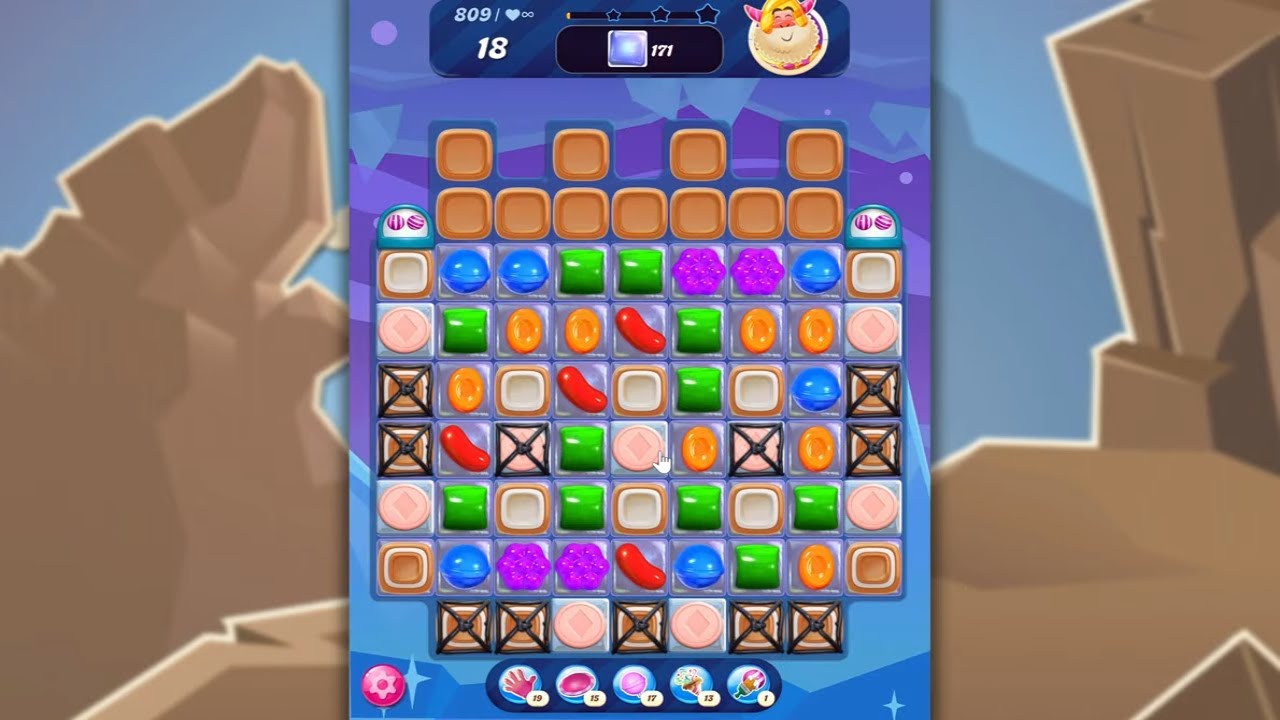 Candy Crush Saga LEVEL 809 NO BOOSTERS (new version)🐟☑️