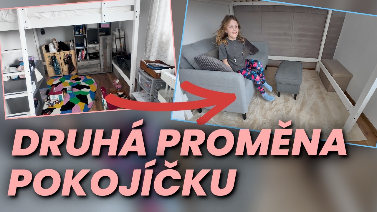 Nový pokojíček pro Maru: Hlavně kanape a zrcadlo a sbírka Stranger things!