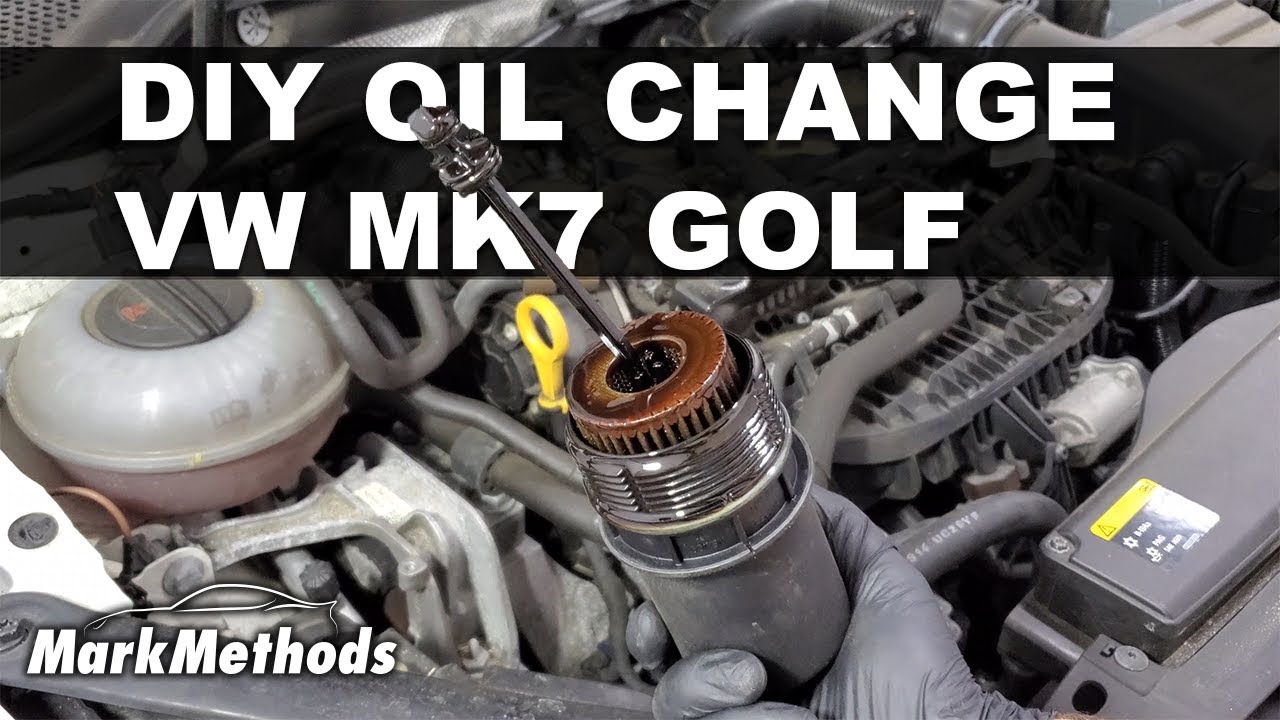 VW MK7 Golf Oil Change DIY