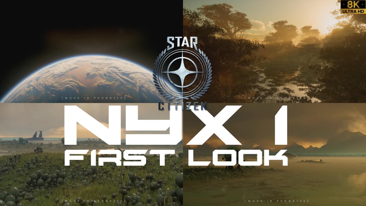 Star Citizen Alpha 4.4 | Обзор планеты Nyx I &mdash; чего ожидать [8K UHD]