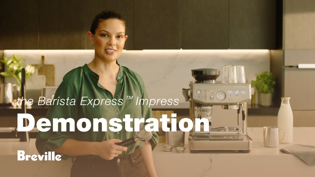 The Barista Express&trade; Impress | Third wave specialty coffee at your fingertips | Breville NZ