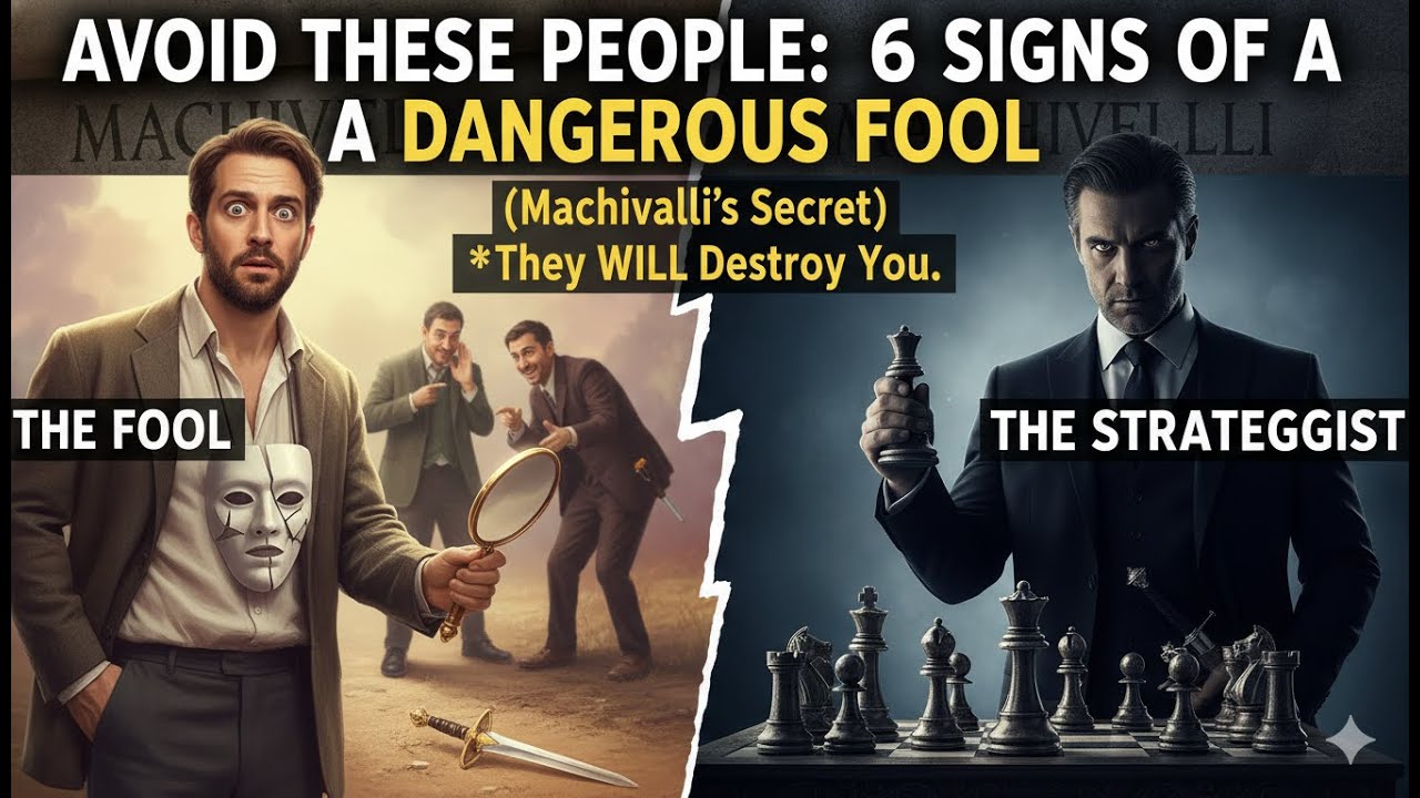 Avoid These People: 6 Signs of a Dangerous Fool (Machiavelli) || Truth Lens Stories