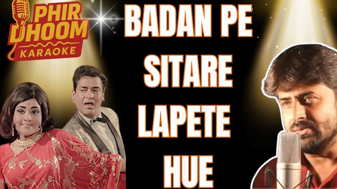 Badan Pe Sitare Lapete Hue | Mohammed Rafi | Prince (1969) | Karaoke With Lyrics