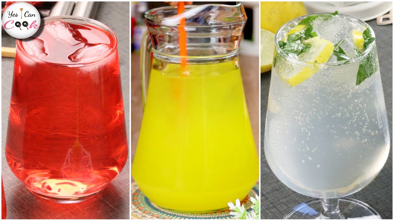 4 Quick Refreshing Drinks For Ramadan by (YES I CAN COOK)