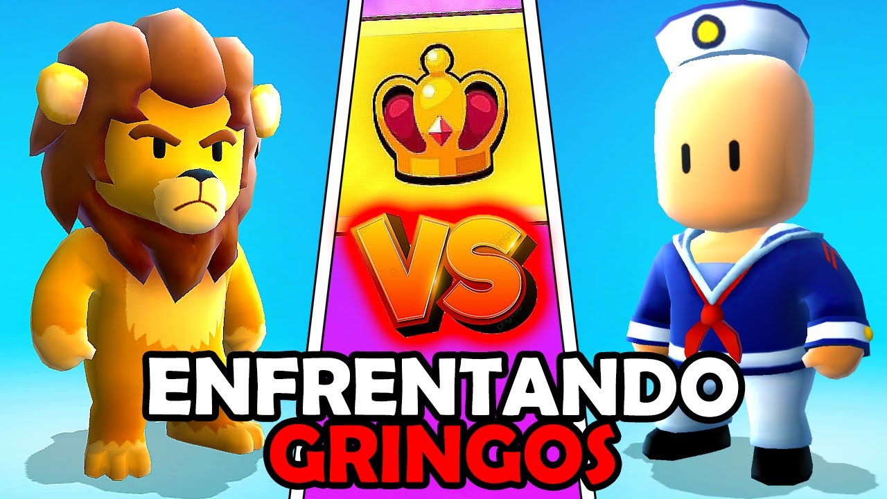 Stumble Guys ENFRENTEI OS GRINGOS DO JOGO