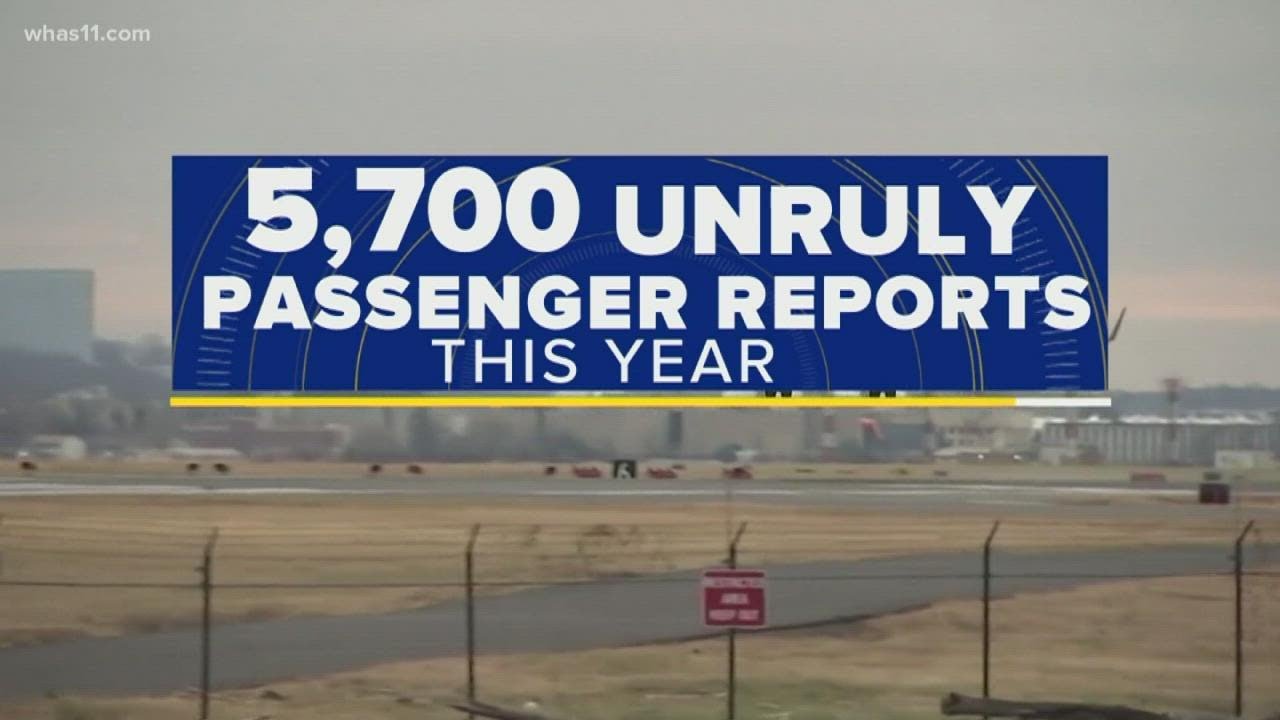 More reports of 'air rage' incidents from unruly passengers