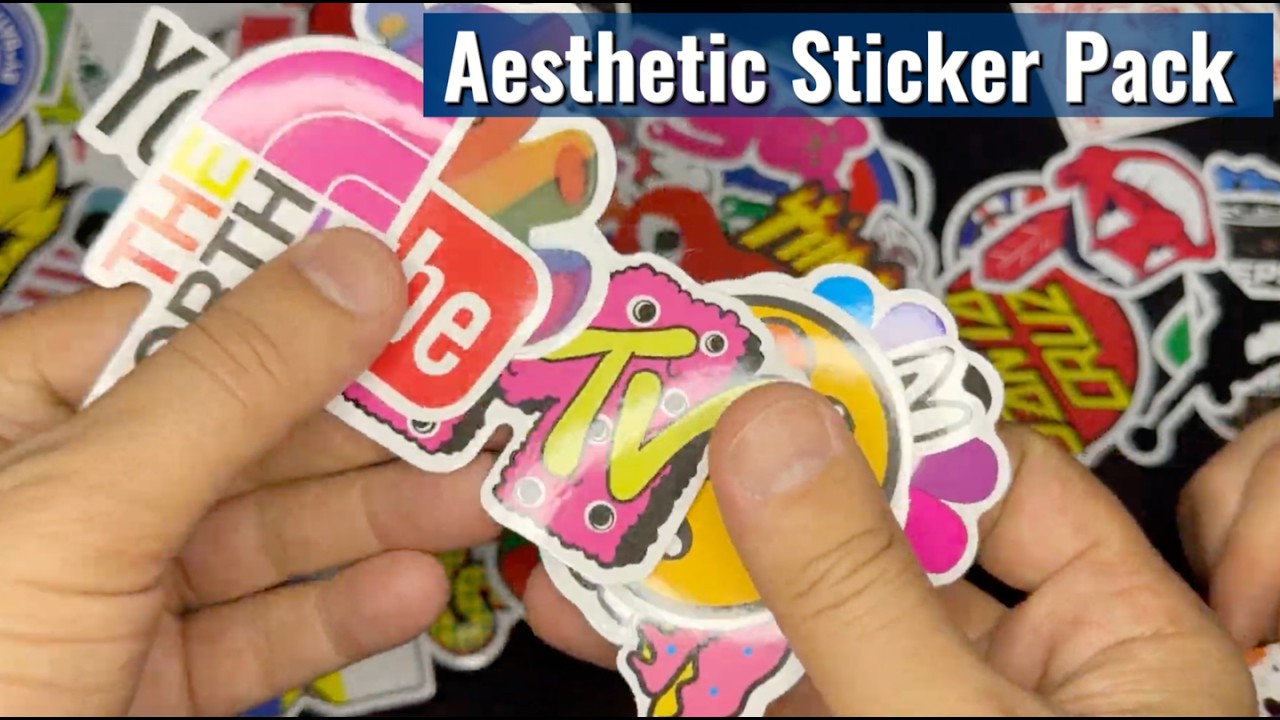 Aesthetic Sticker Pack Review — Waterproof Vinyl, Bubble-Free, Laptop & Water Bottle Safe