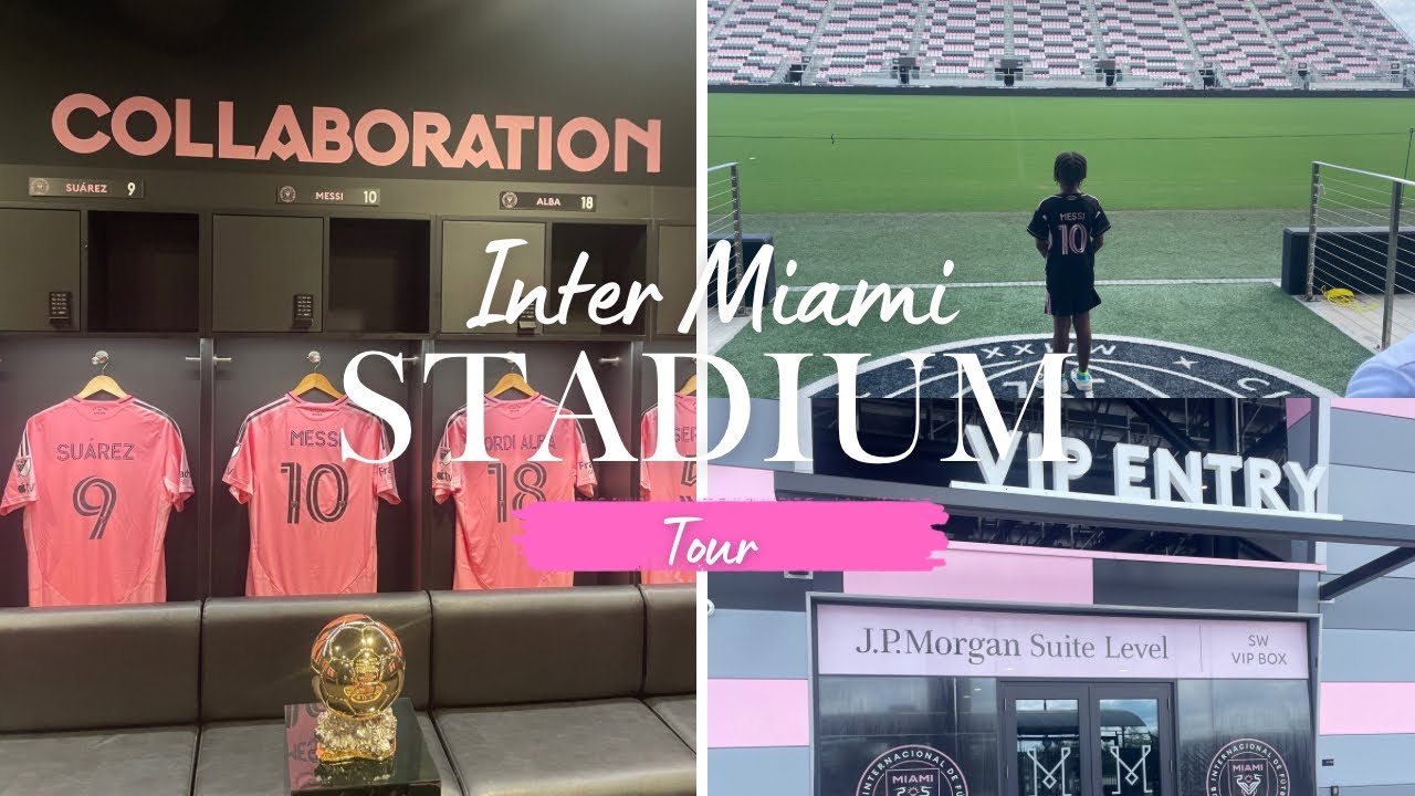 Inside Inter Miami Stadium for the First Time | Family Vlog Tour 