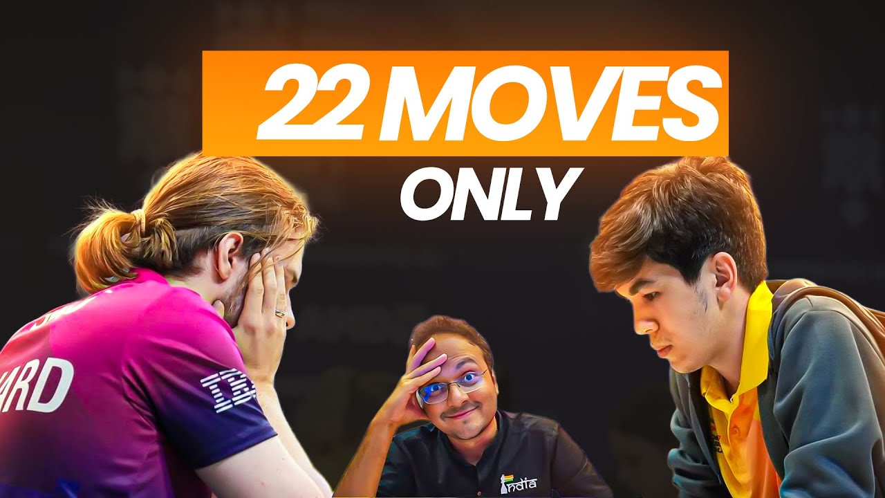 Javokhir Sindarov crushes Richard Rapport in just 22 moves in the London System