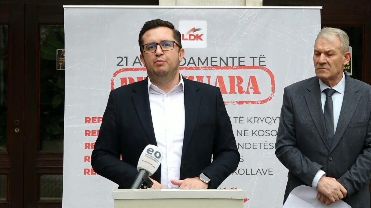 LIVE - Grupi parlamentar I LDK-së mban konferencë për media
